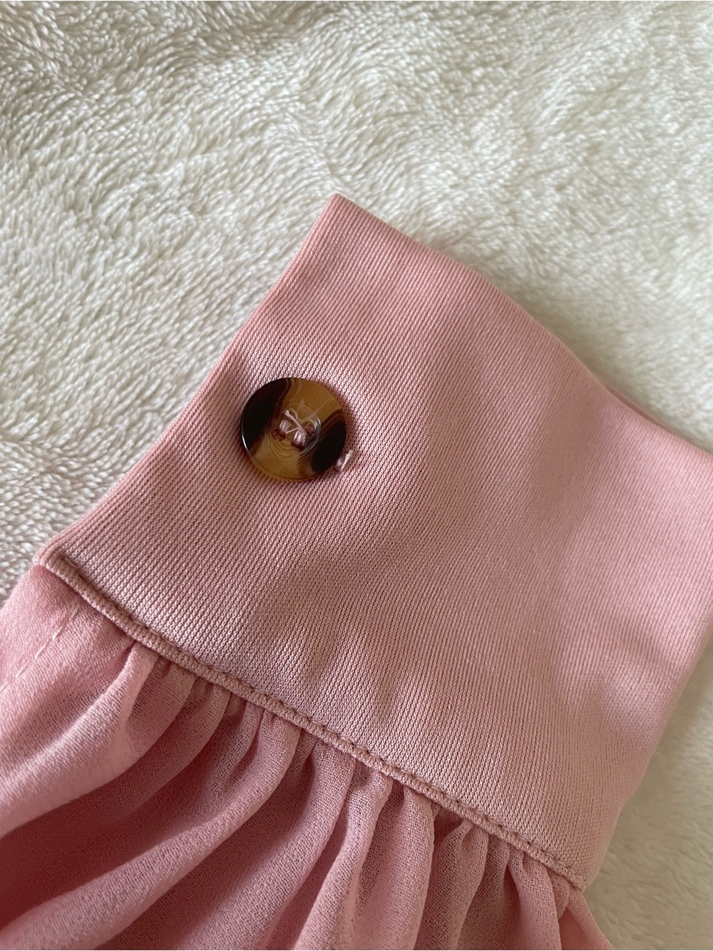 Women's Pink V-Neck Long Sleeve Bodysuit - Picture 3 of 5